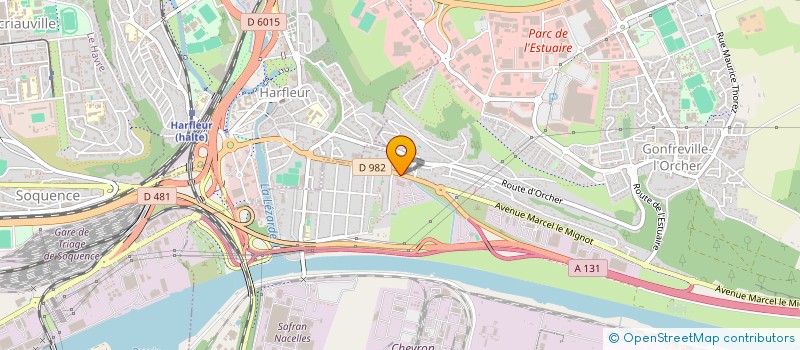 localisation de l'entreprise GARAGE DE LA BREQUE à GONFREVILLE-L'ORCHER