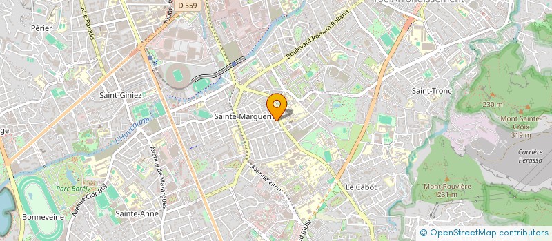 localisation de l'entreprise GARAGE DE LA CHAPELLE à MARSEILLE