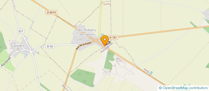 localisation de l'entreprise GARAGE DE LA CHAPELLE  LES THILLIERS-EN-VEXIN