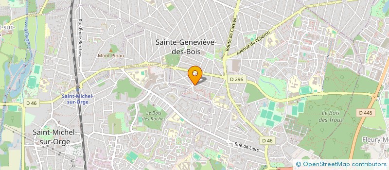 localisation de l'entreprise GARAGE DE LA CHATAIGNERAIE à SAINTE-GENEVIEVE-DES-BOIS