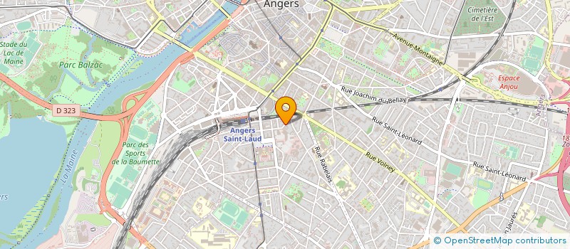 localisation de l'entreprise GARAGE DE LA CITE à ANGERS