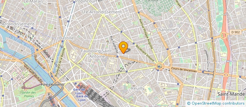 localisation de l'entreprise GARAGE DE LA CITE-FRACHOT SA à PARIS