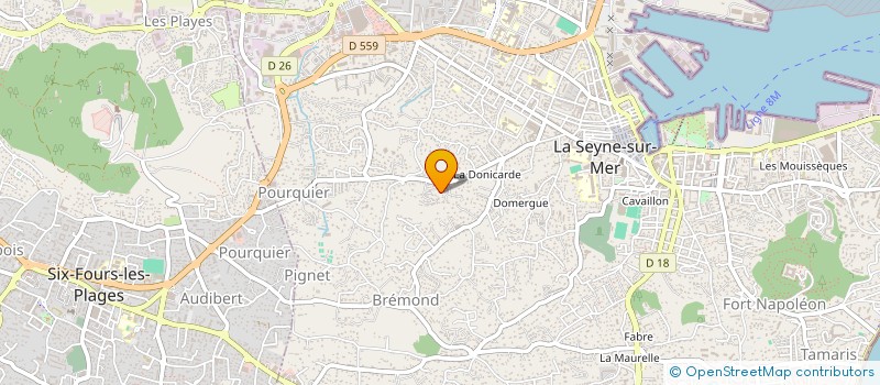 localisation de l'entreprise GARAGE DE LA COLLE D'ARTAUD à LA SEYNE-SUR-MER