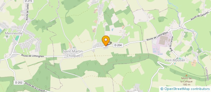 localisation de l'entreprise GARAGE DE LA COURSE  SAINT-MARTIN-CHOQUEL