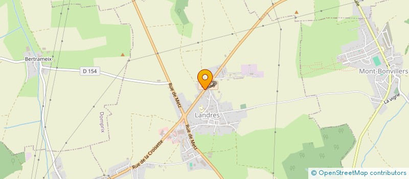 localisation de l'entreprise GARAGE DE LA CROISETTE  LANDRES