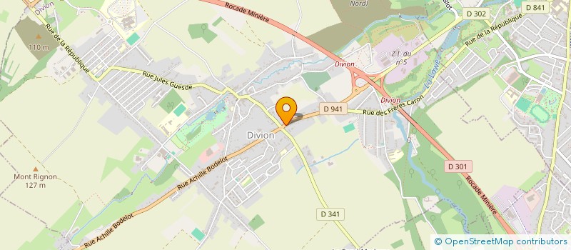 localisation de l'entreprise GARAGE DE LA CROIX DE GRES à DIVION