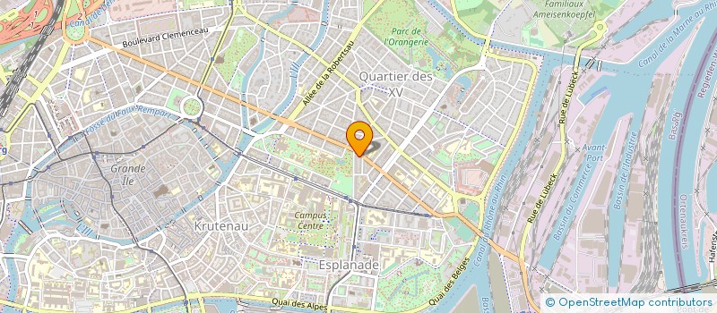 localisation de l'entreprise GARAGE DE LA FORET NOIRE à STRASBOURG