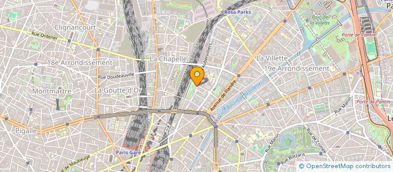 localisation de l'entreprise GARAGE DE LA GARE à PARIS
