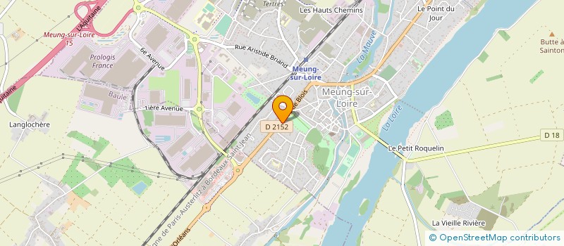 localisation de l'entreprise GARAGE DE LA HAUTE CROIX SARL à MEUNG-SUR-LOIRE