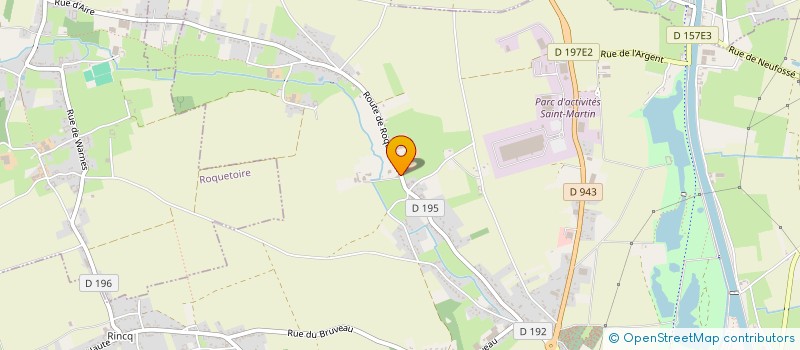 localisation de l'entreprise GARAGE DE LA JUMELLE à AIRE-SUR-LA-LYS