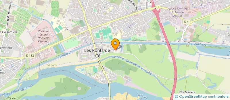 localisation de l'entreprise GARAGE DE LA LEVEE à LES PONTS-DE-CE