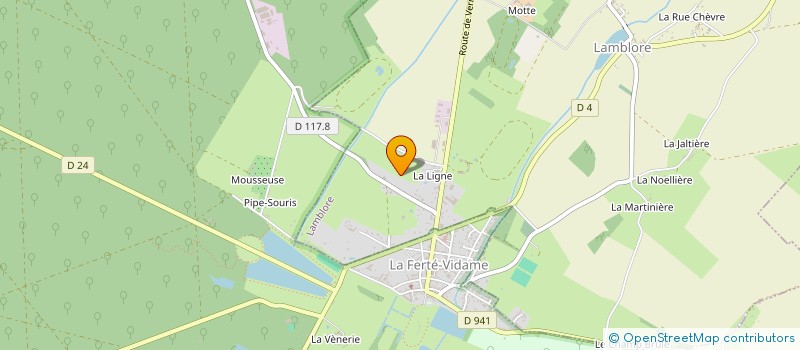 localisation de l'entreprise GARAGE DE LA LIGNE à LAMBLORE