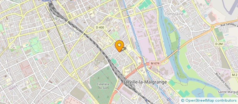 localisation de l'entreprise GARAGE DE LA MADELEINE  NANCY