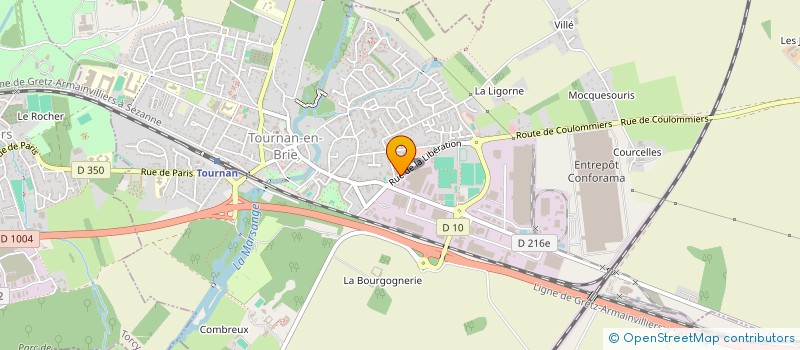 localisation de l'entreprise GARAGE DE LA MADELEINE  TOURNAN-EN-BRIE