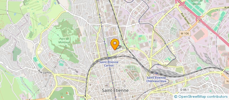 localisation de l'entreprise GARAGE DE LA MANUFACTURE à SAINT-ETIENNE