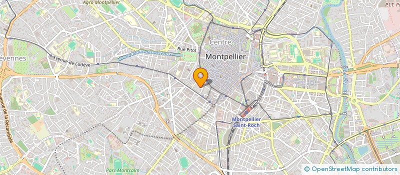 localisation de l'entreprise GARAGE DE LA MER à MONTPELLIER