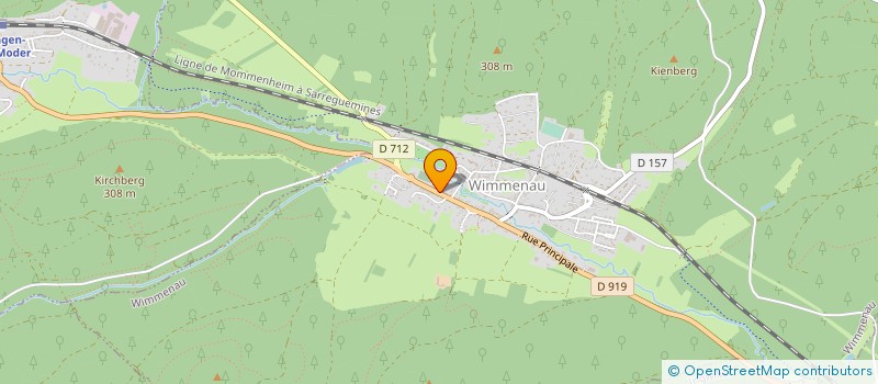 localisation de l'entreprise GARAGE DE LA MODER  WINGEN-SUR-MODER