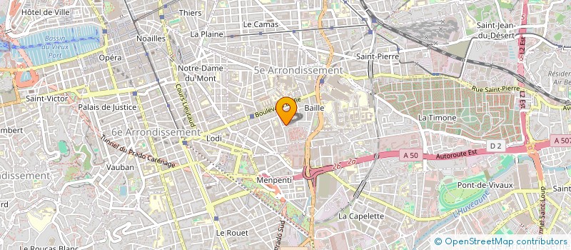 localisation de l'entreprise GARAGE DE LA PAPETERIE à MARSEILLE