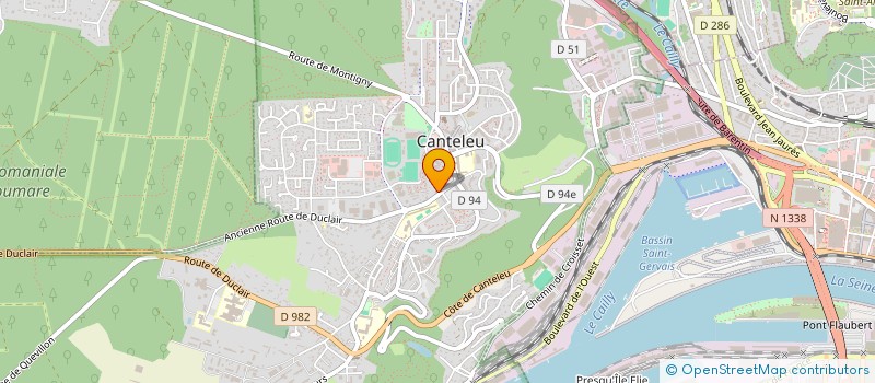 localisation de l'entreprise GARAGE DE LA PLACE D ARME à CANTELEU