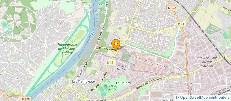 localisation de l'entreprise GARAGE DE LA PLAINE à CORMEILLES-EN-PARISIS