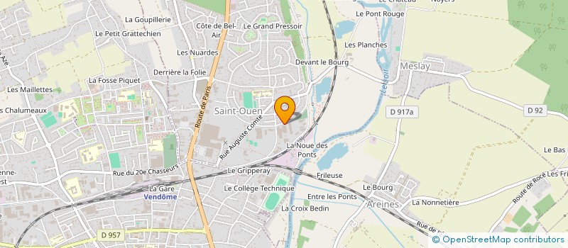 localisation de l'entreprise GARAGE DE LA PLAINE SARL à SAINT-OUEN