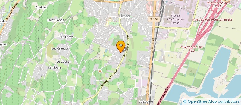 localisation de l'entreprise GARAGE DE LA POSTE à LIMAS