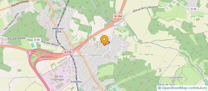 localisation de l'entreprise GARAGE DE LA POSTE à FREPILLON