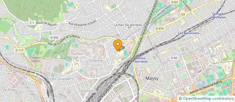localisation de l'entreprise GARAGE DE LA POTERNE à MASSY