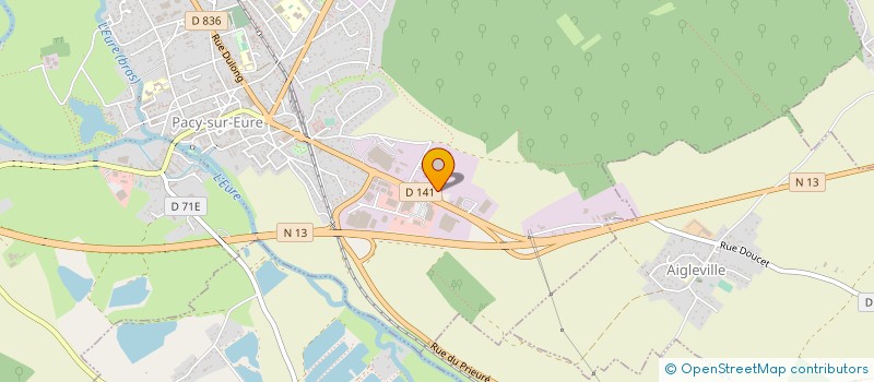 localisation de l'entreprise GARAGE DE LA PRUDENCE à PACY-SUR-EURE