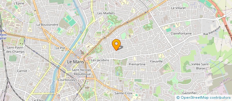 localisation de l'entreprise GARAGE DE LA RIVIERE  LE MANS