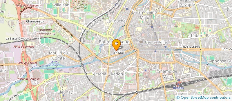 localisation de l'entreprise GARAGE DE LA TA à RENNES