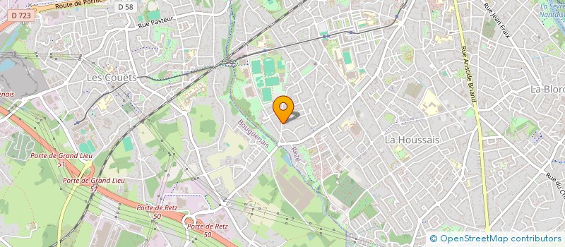 localisation de l'entreprise GARAGE DE LA TROCARDIERE à REZE