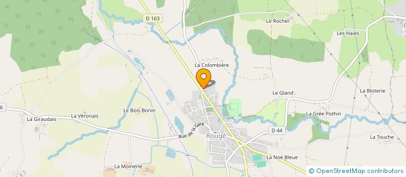 localisation de l'entreprise GARAGE DE LA VALLEE  ROUGE