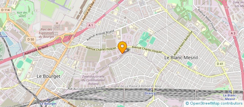 localisation de l'entreprise GARAGE DE LA VICTOIRE à LE BLANC-MESNIL