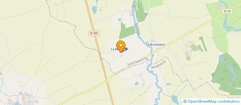 localisation de l'entreprise GARAGE DE LA VIGNERIE  SAINT-SECONDIN