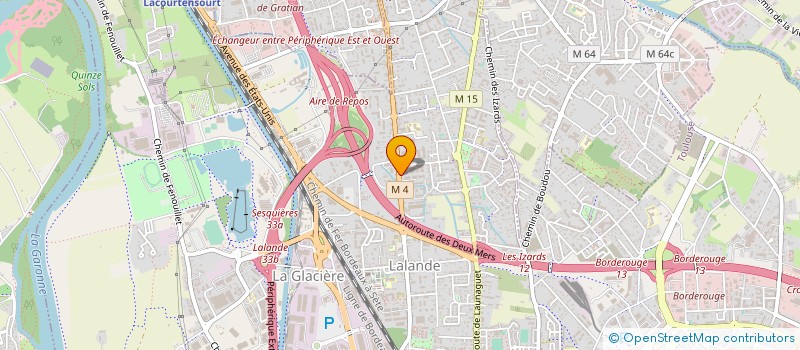 localisation de l'entreprise GARAGE DE LALANDE à TOULOUSE