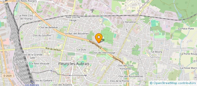 localisation de l'entreprise GARAGE DE LAMBALLE à FLEURY-LES-AUBRAIS