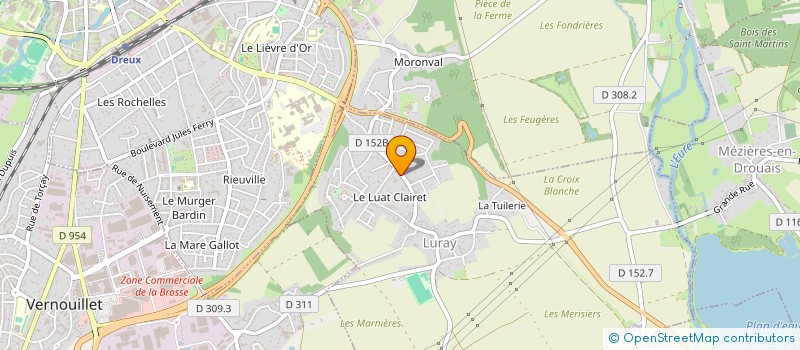 localisation de l'entreprise GARAGE DE LURAY à LURAY