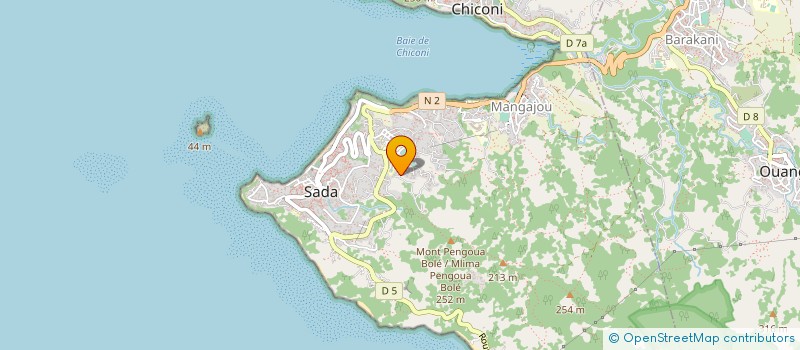 localisation de l'entreprise GARAGE DE MAYOTTE à SADA