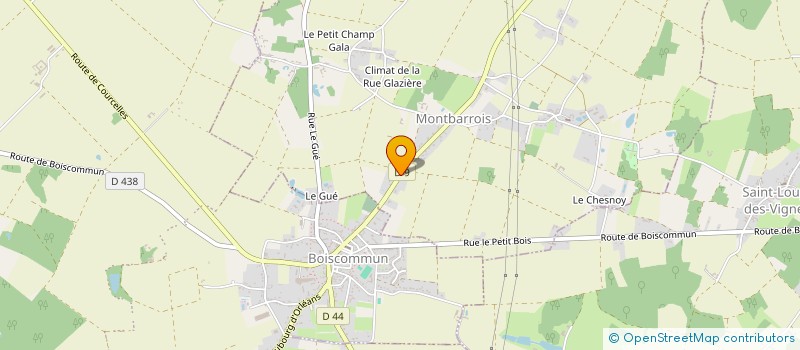 localisation de l'entreprise GARAGE DE MONTBARROIS à MONTBARROIS