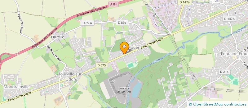 localisation de l'entreprise GARAGE DE MOUEN  MOUEN