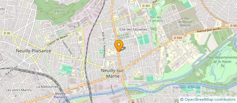 localisation de l'entreprise GARAGE DE NEUILLY à NEUILLY-SUR-MARNE