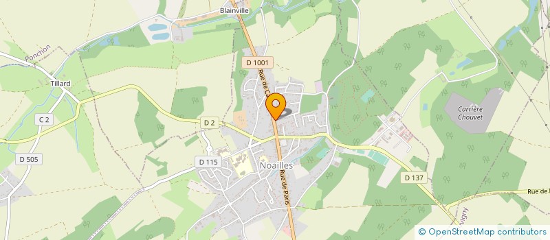 localisation de l'entreprise GARAGE DE NOAILLES  NOAILLES