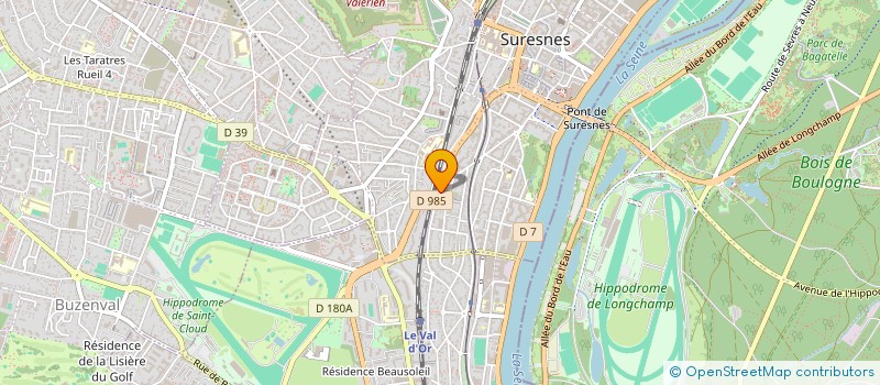 localisation de l'entreprise GARAGE DE NORMANDIE à SURESNES