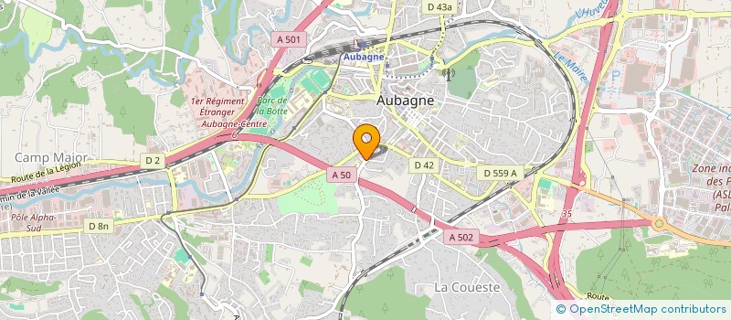 localisation de l'entreprise GARAGE DE SAINT GINIEZ à AUBAGNE