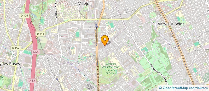 localisation de l'entreprise GARAGE DE VILLEJUIF  VILLEJUIF