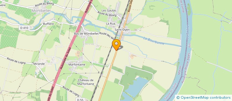 localisation de l'entreprise GARAGE DEBARBOUILLE à MONTBELLET