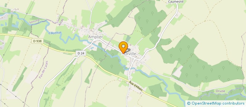 localisation de l'entreprise GARAGE DEBUREAUX PERE ET FILS  ORVILLE