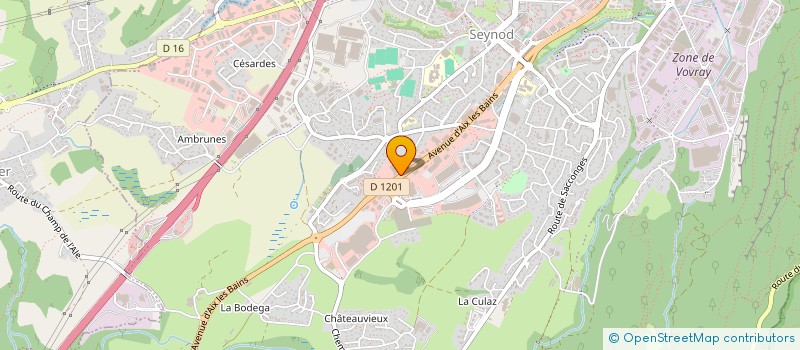 localisation de l'entreprise GARAGE DECARRE V.I. à ANNECY