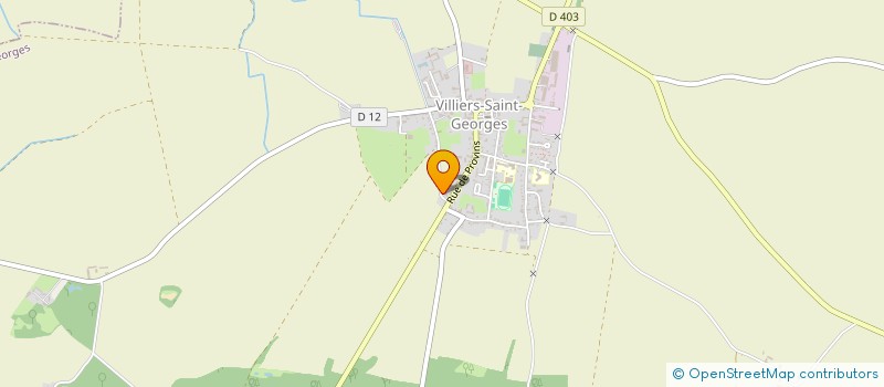 localisation de l'entreprise GARAGE DELACOURT  VILLIERS-SAINT-GEORGES